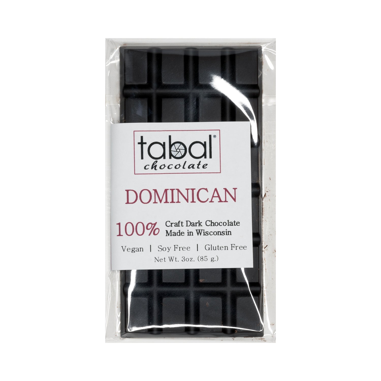 100% Dark Chocolate - Zero Sugar Bar - DOMINICAN