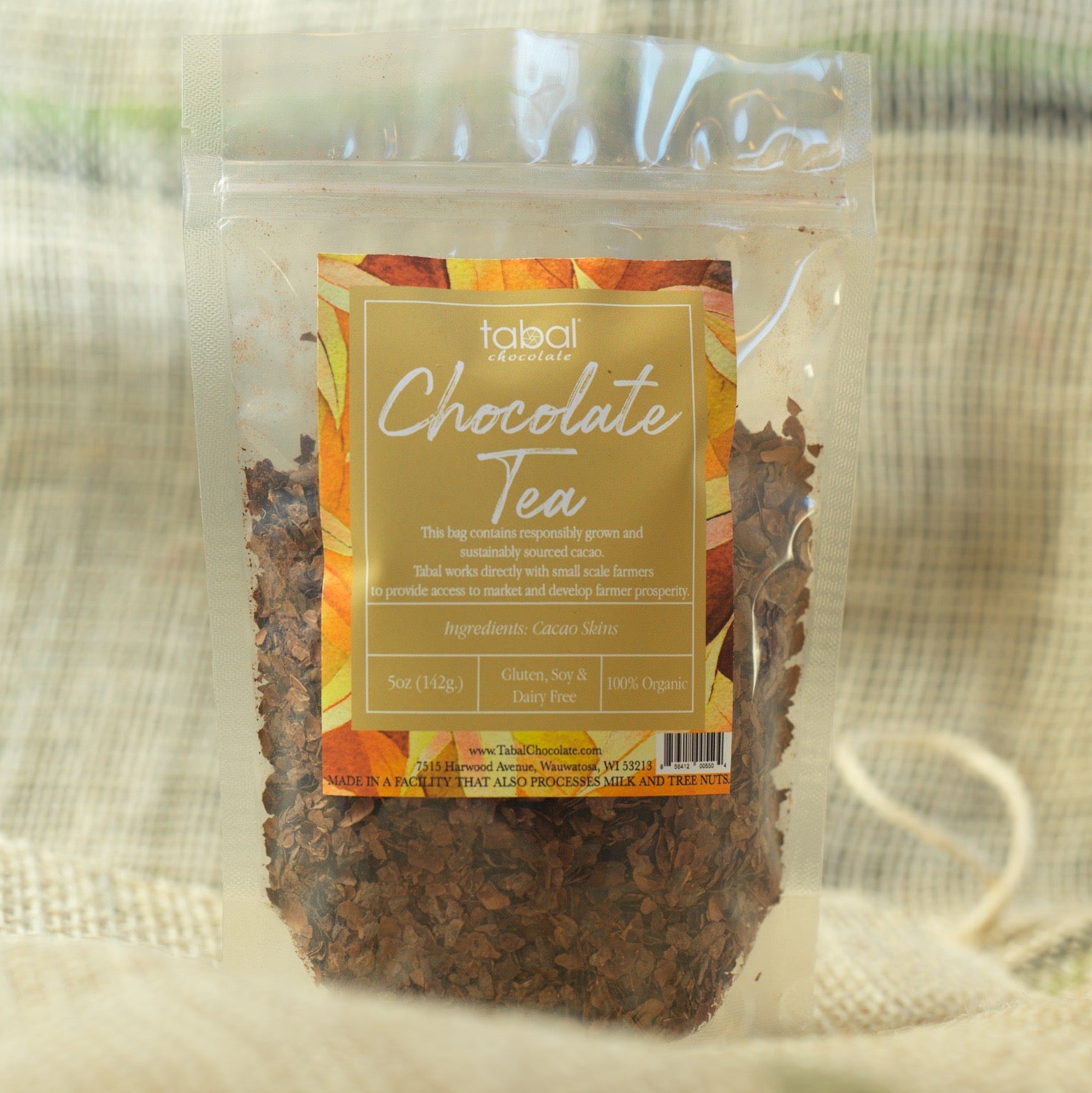 CACAO CHOCOLATE TEA (Peppermint, Blueberry or Chai)