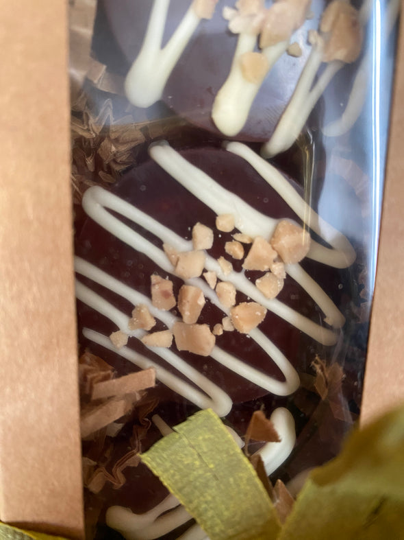 Chocolate Sandwich Cookies dipped in Dark Chocolate (3 Pack Gift Box)