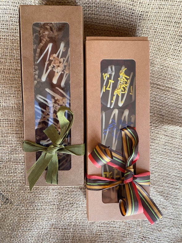 Chocolate Sandwich Cookies dipped in Dark Chocolate (3 Pack Gift Box)