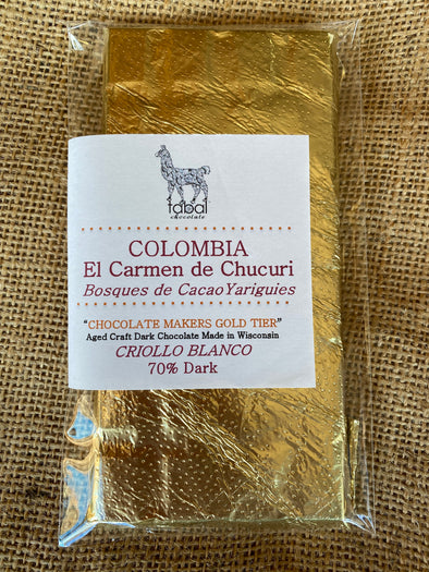Colombia, El Carmen de Chucuri 70% (Criollo Blanco)